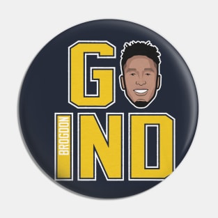 Malcolm Brogdon Indiana GO IND Pin