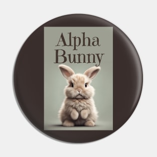 Alpha Bunny Pin