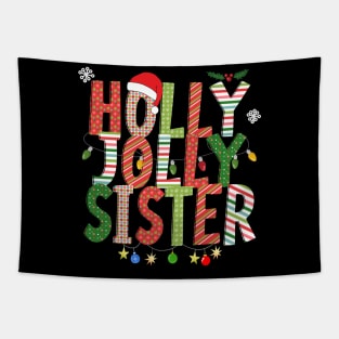 Holly Jolly Sister Tapestry