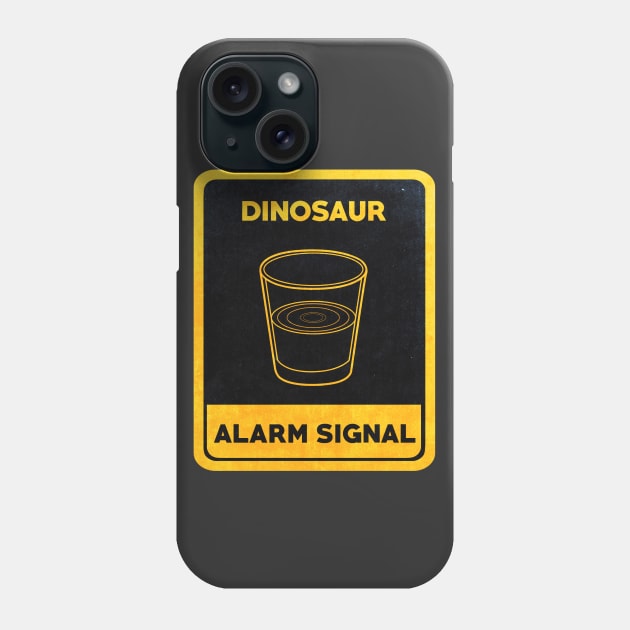 Dinosaurs Alarm Signal Phone Case by 24julien