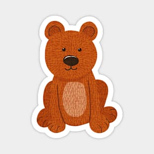 Cute Little Bear Magnet