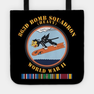 AAC - 863d Bomb Squadron - WWII w EUR SVC Tote