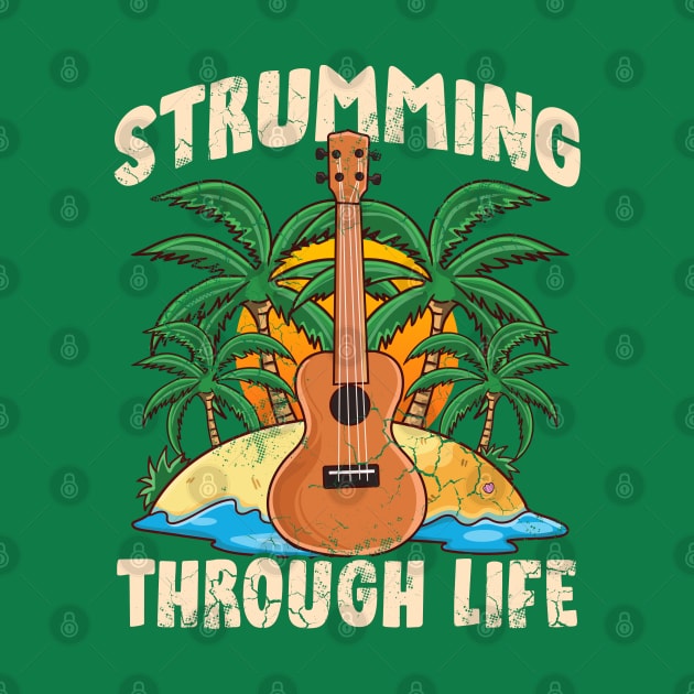 Ukulele Strumming Through Life by E