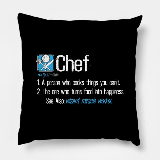 Chef definition Pillow by captainmood