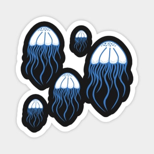 Blue Jellyfish Magnet