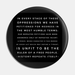 History repeats itself. #resist Pin