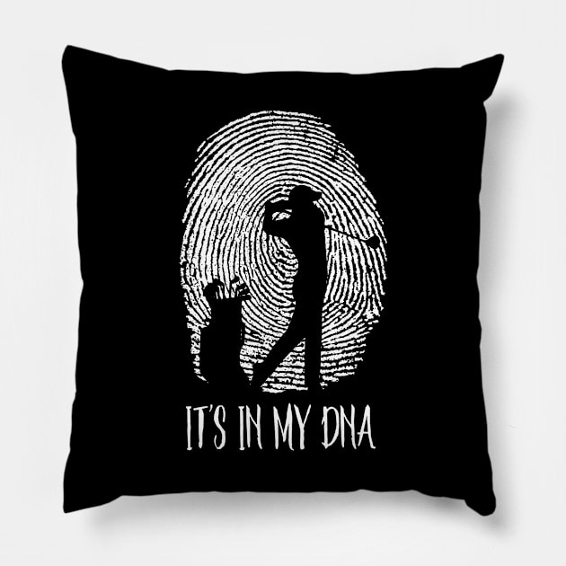 Golf It's in My DNA Pillow by golf365