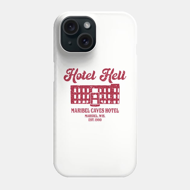 Hotel Hell- Red Phone Case by badgerland