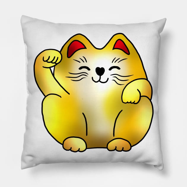 Maneki neko pillow online