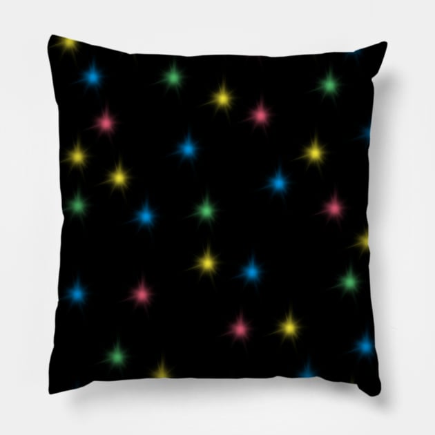 Neon lights Pillow by Fadmel