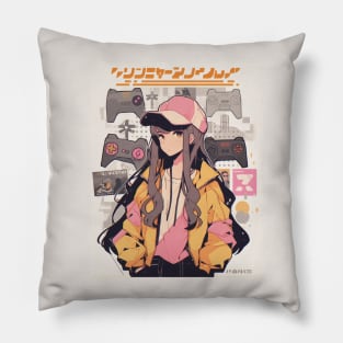 Gamer Girl #1 Pillow