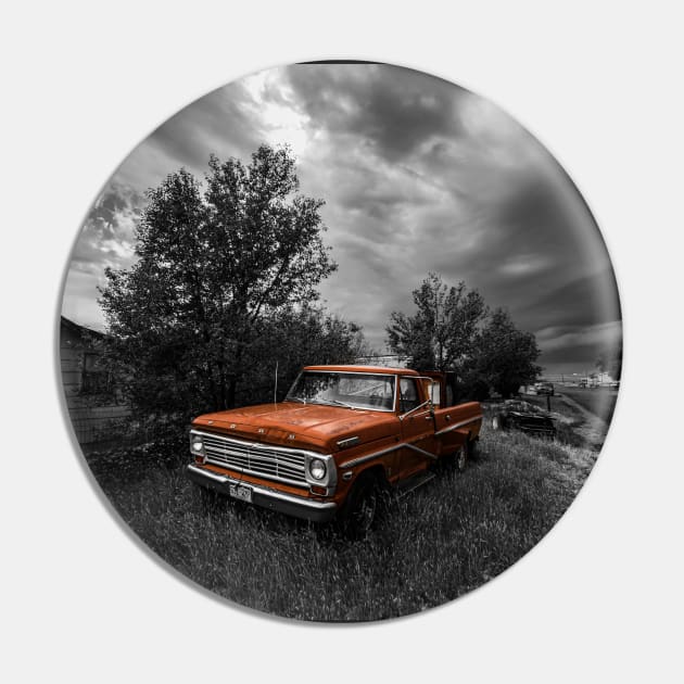 Old Red Ford Truck Pin by ElevatedCT
