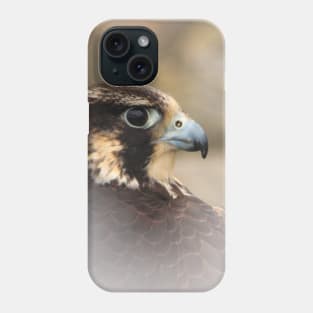 Vignetted Profile of a Peregrine Falcon Phone Case
