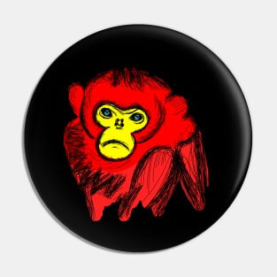 Amazonian monkey #3 Pin