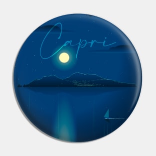 Capri by night Pin