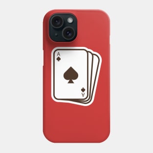 stack of cards Phone Case