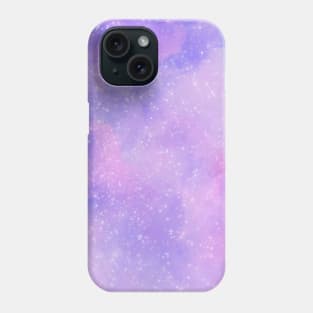 Pink and Purple Watercolor Galaxy Phone Case