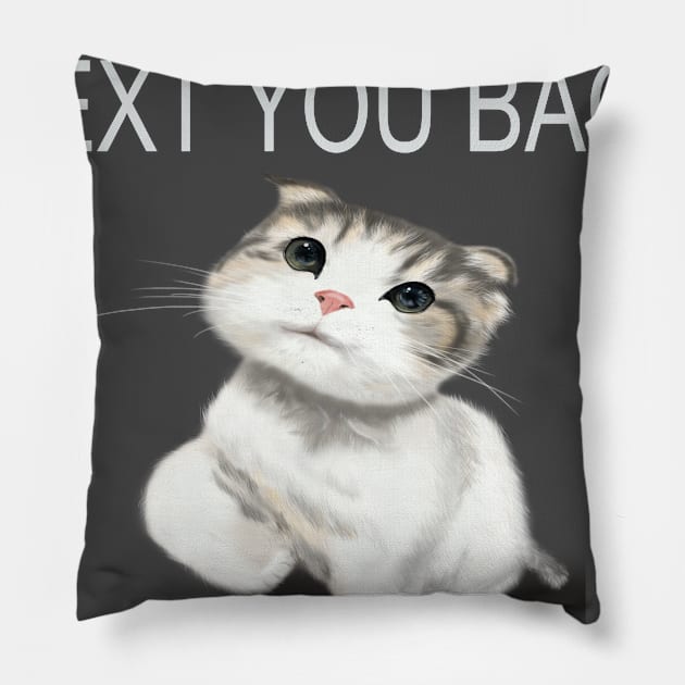 If Cats Could Text You Back - They Wouldn't Pillow by houssem