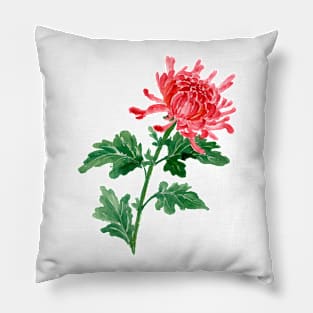 October 1st birthday flower Pillow