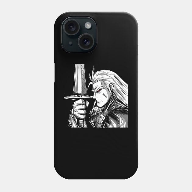 the witcher in sword wish Phone Case by jorge_lebeau