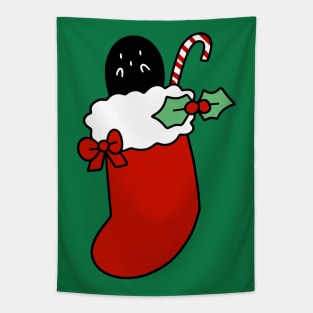 Stocking Shadow Ghost Tapestry