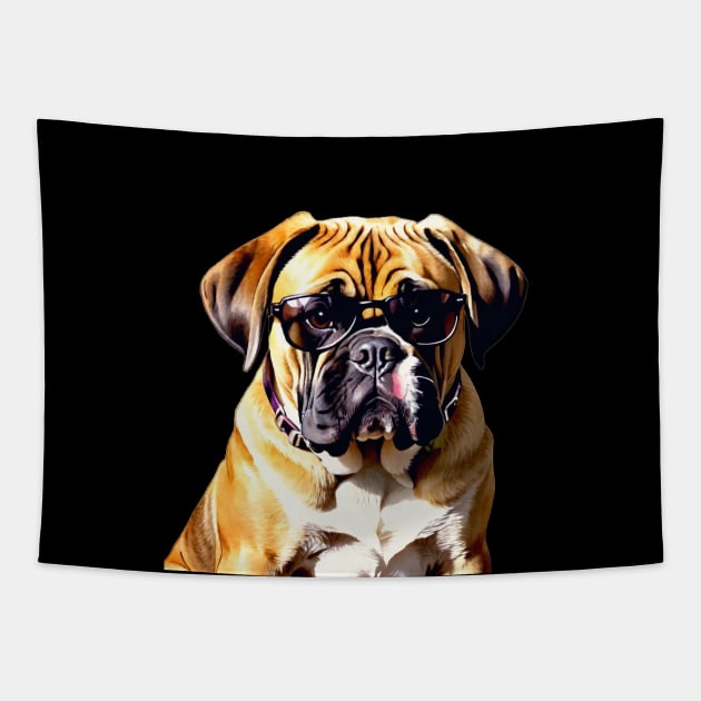 BULLMASTIFF WATERCOLOR STYLE Tapestry by NIKA13