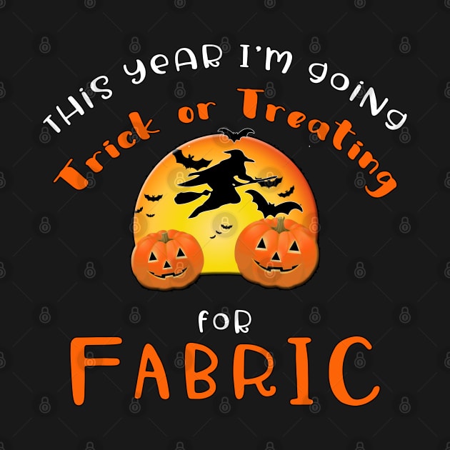 Sewing Trick or Treat for Fabric Quilter by TLSDesigns