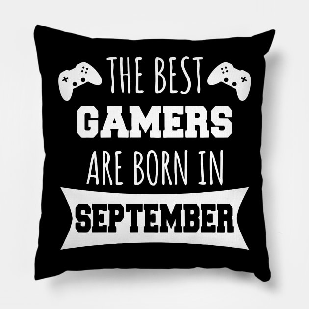 The Best Games Are Born In September Pillow by Bahaya Ta Podcast