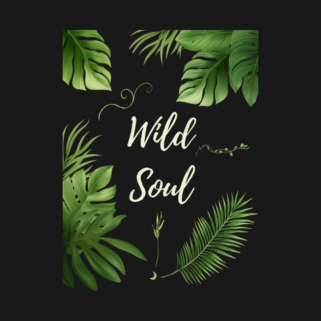 Wild Soul - Botanical Green Witchery Cottagecore Art Print by Free Spirits & Hippies by Free Spirits & Hippies