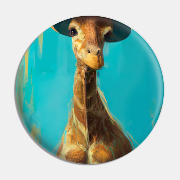 Giraffe with a Hat Pin by maxcode