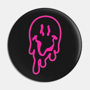 Melting Happy Face 2 Pin