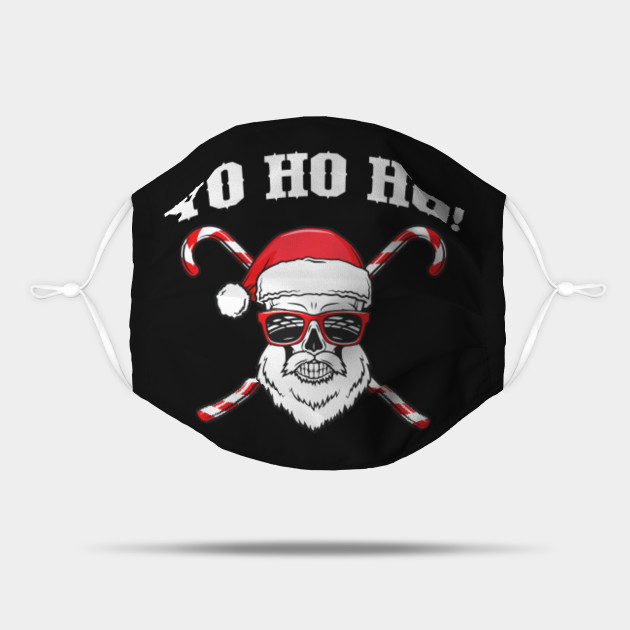 Santa Pirate Funny Christmas T-Shirt Halloween Costume - Christmas - Mask   TeePublic