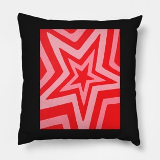 Star, Abstract print, Mid century art Pillow