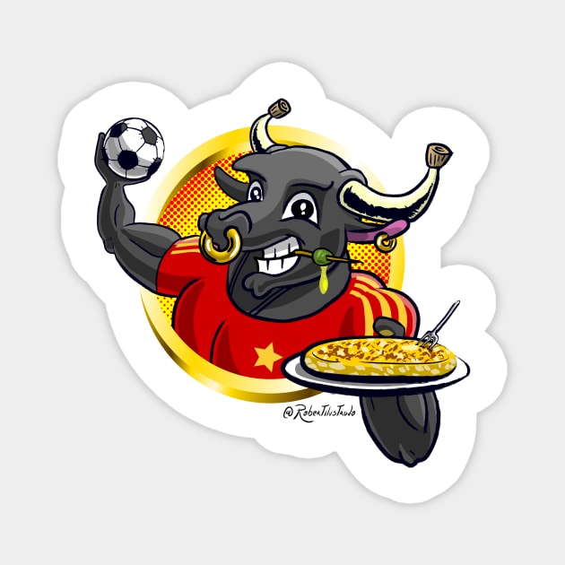 Toro español Magnet by Robertilustrado