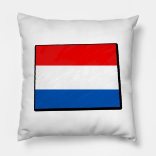 Red, White, and Blue Pillow