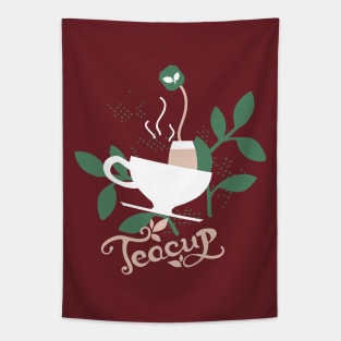 Lovely Tea Cup Delicious Tea Tapestry