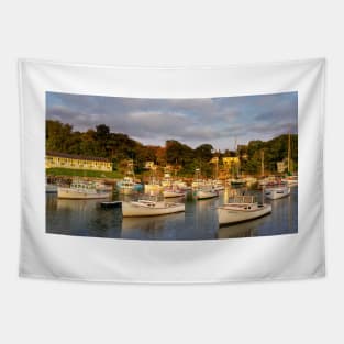 Morning Light on the Perkins Cove Fleet Tapestry