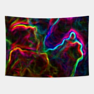 Black Panther Art - Glowing Edges 112 Tapestry