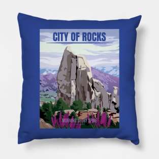 City of Rocks, Morning Glory Spire, Idaho Pillow