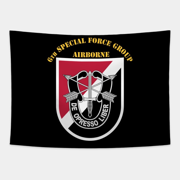 6th Special Forces Group Tapestry by MBK