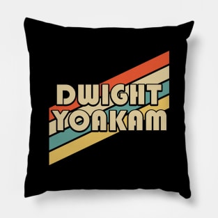 Vintage 80s Dwight Yoakam Pillow