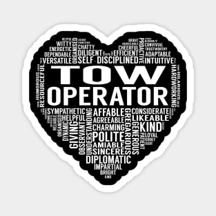 Tow Operator Heart Magnet