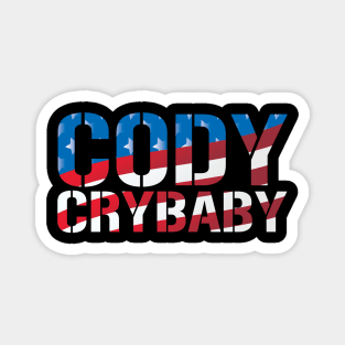 Cody Crybaby Patriotic Magnet