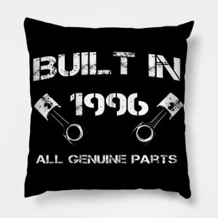 Built in 1996 Car fanatics 24th Birthday Gift idea Pillow