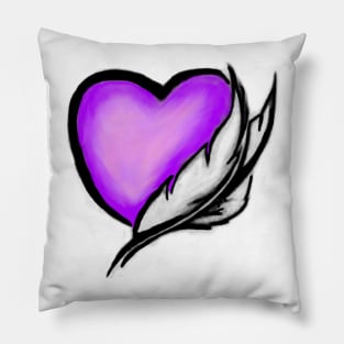 Heart lost its wings Pillow