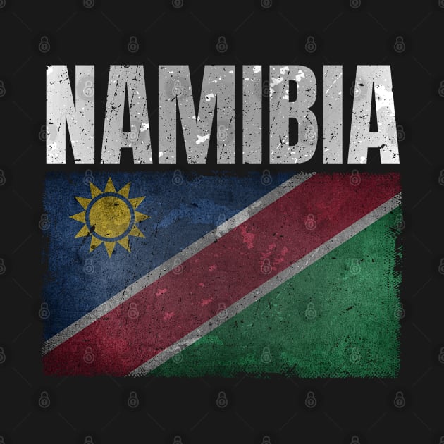 Distressed Namibia Flag Graphic Gifts for Men Women Kids Namibian by Smoothbeats