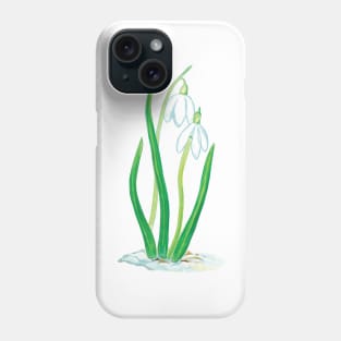 Snowdrops - Galanthus Phone Case