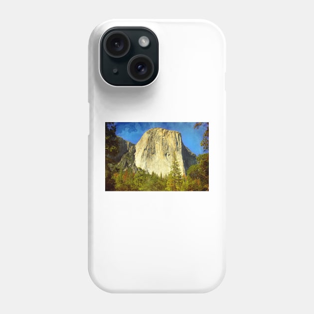 A scenic view of Yosemite National Park Phone Case by ikshvaku