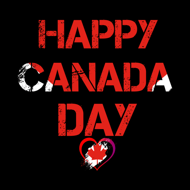 HAPPY CANADA DAY T-SHIRT by Teeboom St