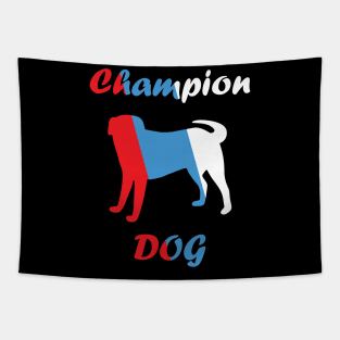 Champion Dog Tapestry